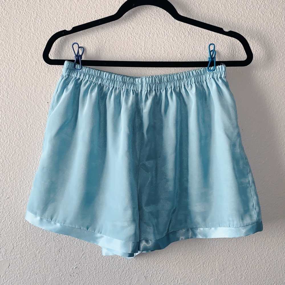 ✨ Victoria’s Secret Gold Silky Mint Lounge Shorts - Picture 2 of 11